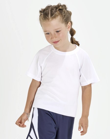Koszulka sportowa dziecięca JHK Sport Kid – poliester z recyklingu 130 g/m²