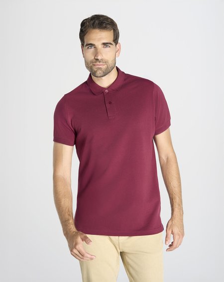 Koszulka polo męska JHK PORA 210 – gruba bawełna 100% pique 210 g/m²