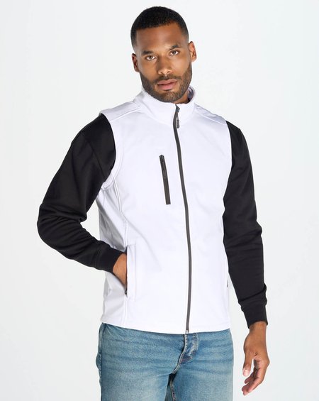 Kamizelka softshell męska JHK Soft Vest – 3-warstwowa membrana, oddychająca i wiatroszczelna