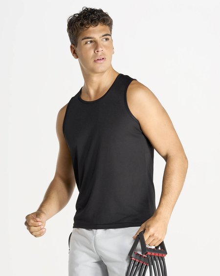 Koszulka sportowa męska JHK Sport Arbm – bezrękawnik, poliester 130 g/m²