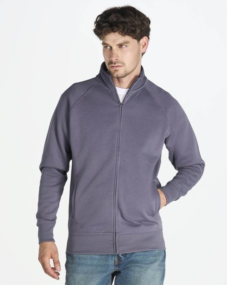 Bluza męska JHK SWRA FUZIP – rozpinana ze stójką 290 g/m²